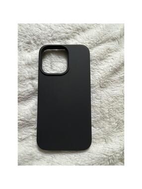 iPhone 13 Pro Max Case Black Liquid Silicone Design in Paris France